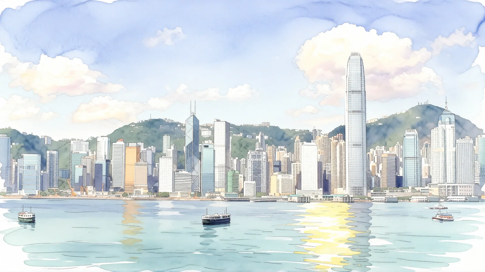 中西區中環天際線